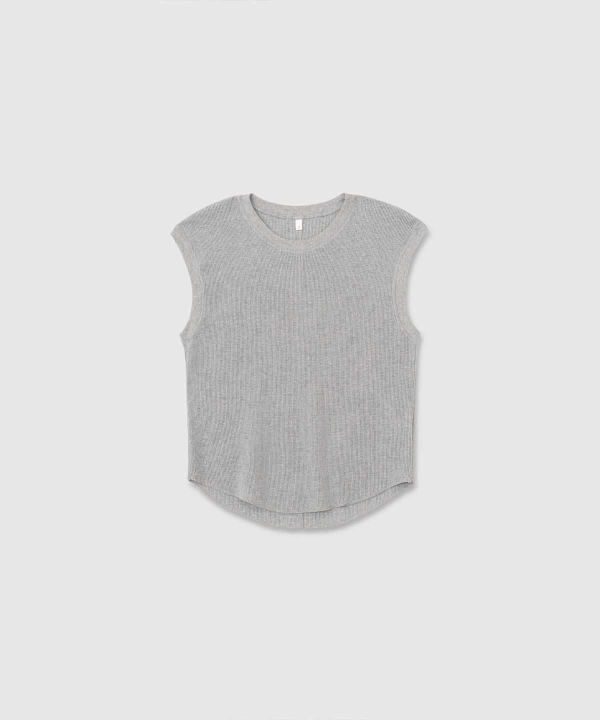 니히(NIEEH) Waffle vest (Melange gray)