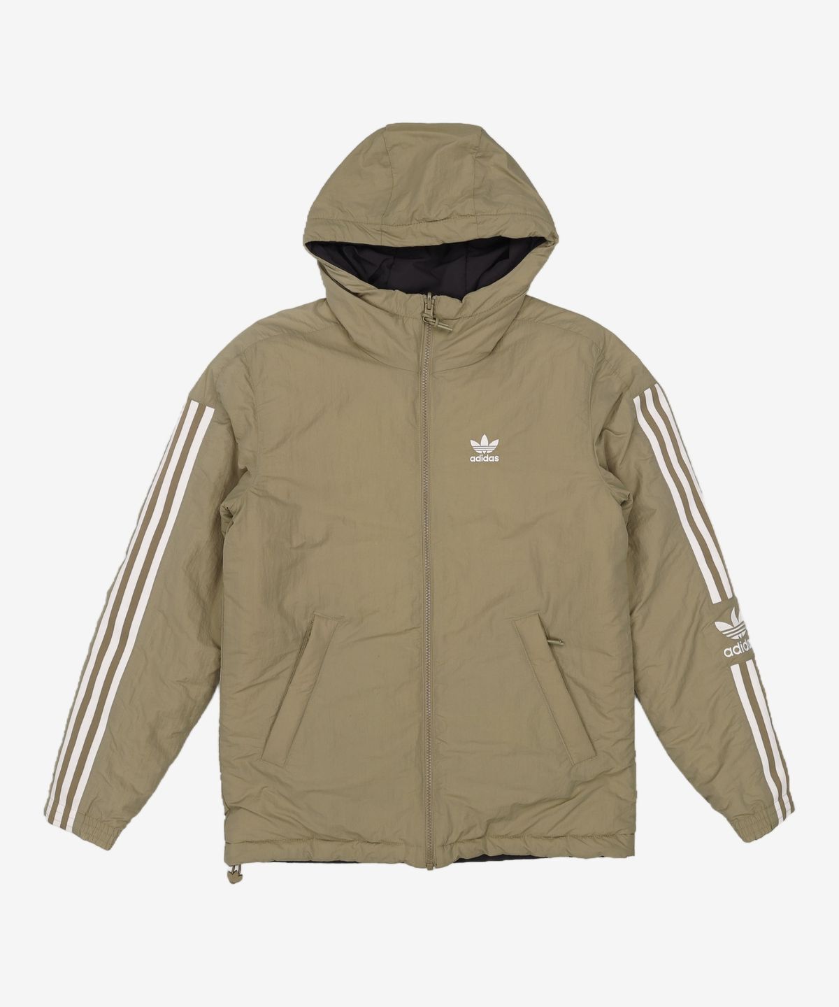 아디다스(ADIDAS) 리버서블 락업 패딩 자켓 - 올리브 / H14121 XS