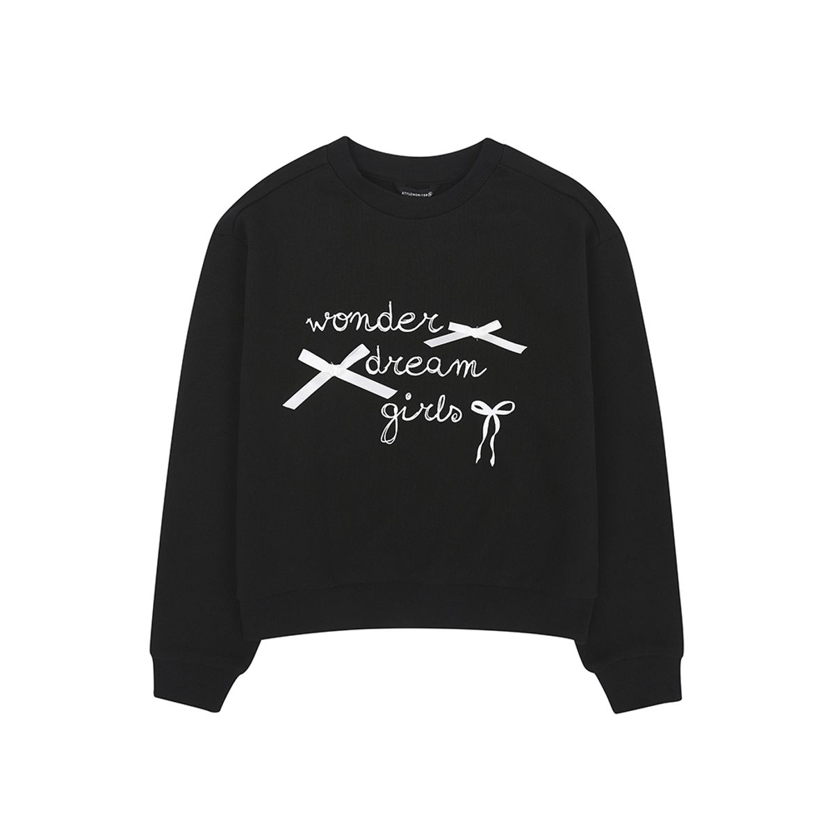 스타일노리터(STYLE NORITER) 리본 레터링 맨투맨