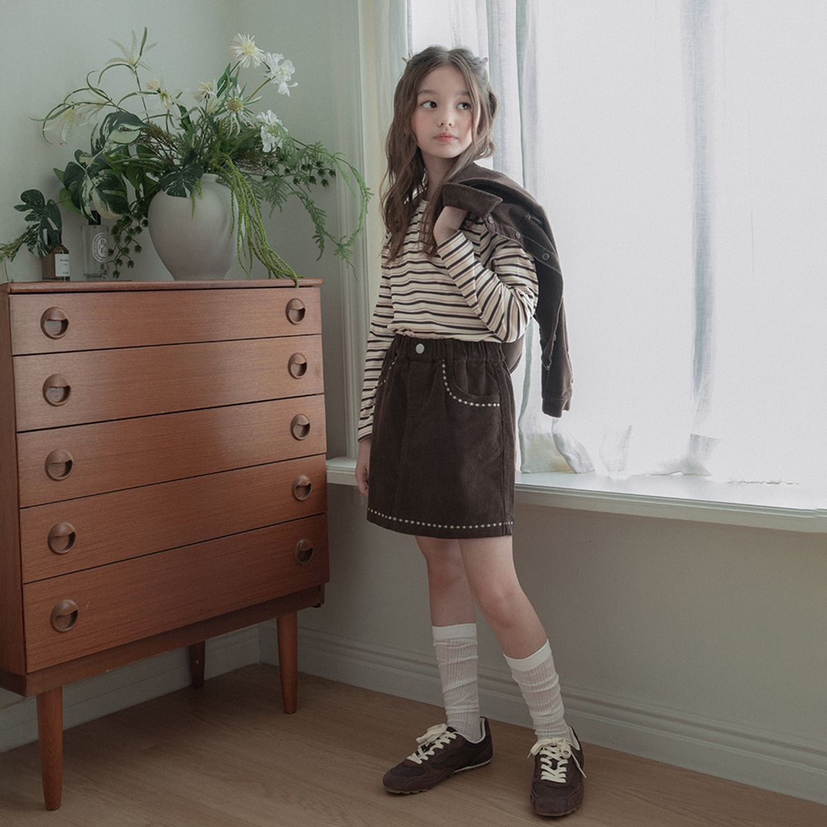 스타일노리터(STYLE NORITER) 프랑 코듀로이 스커트