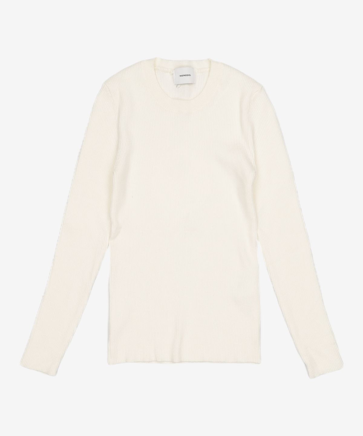 몽돌(MONGDOL) 라운드 넥 골지 니트 MDKT062_5 Colors FREE