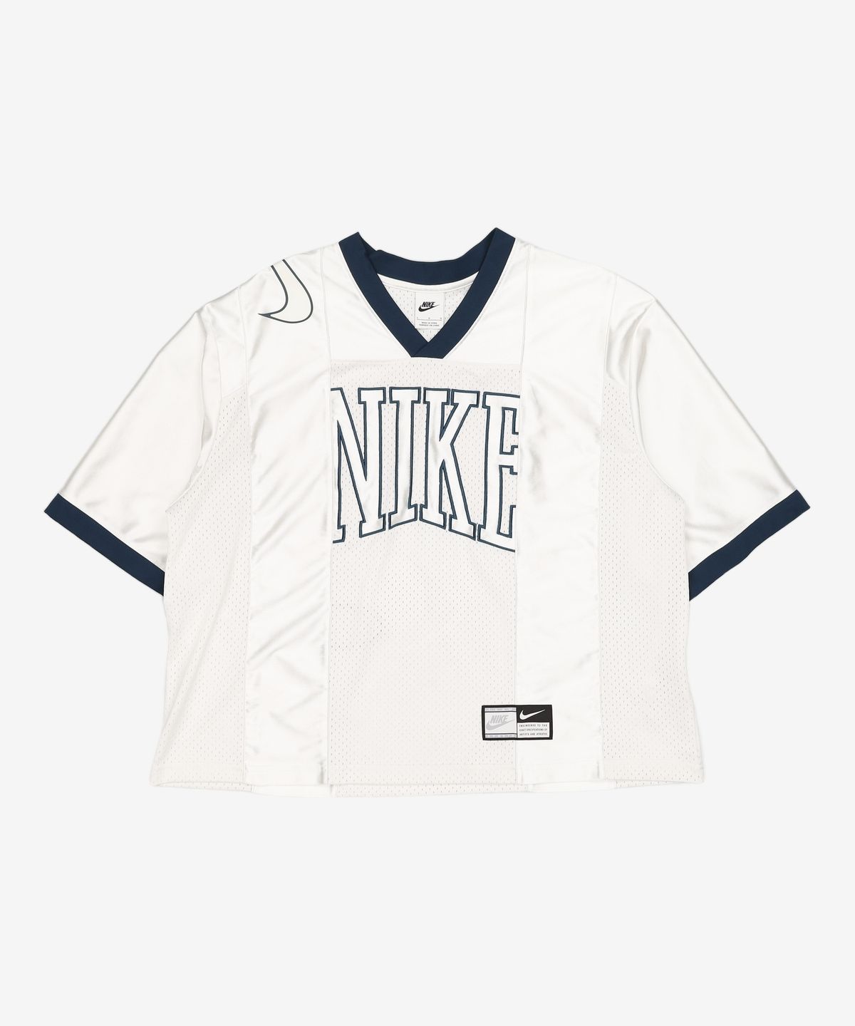 나이키(NIKE) 스포츠웨어 스트리트 오버사이즈 반소매 그래픽 저지 W - 세일:아머리 네이비 / HJ0281-133 L