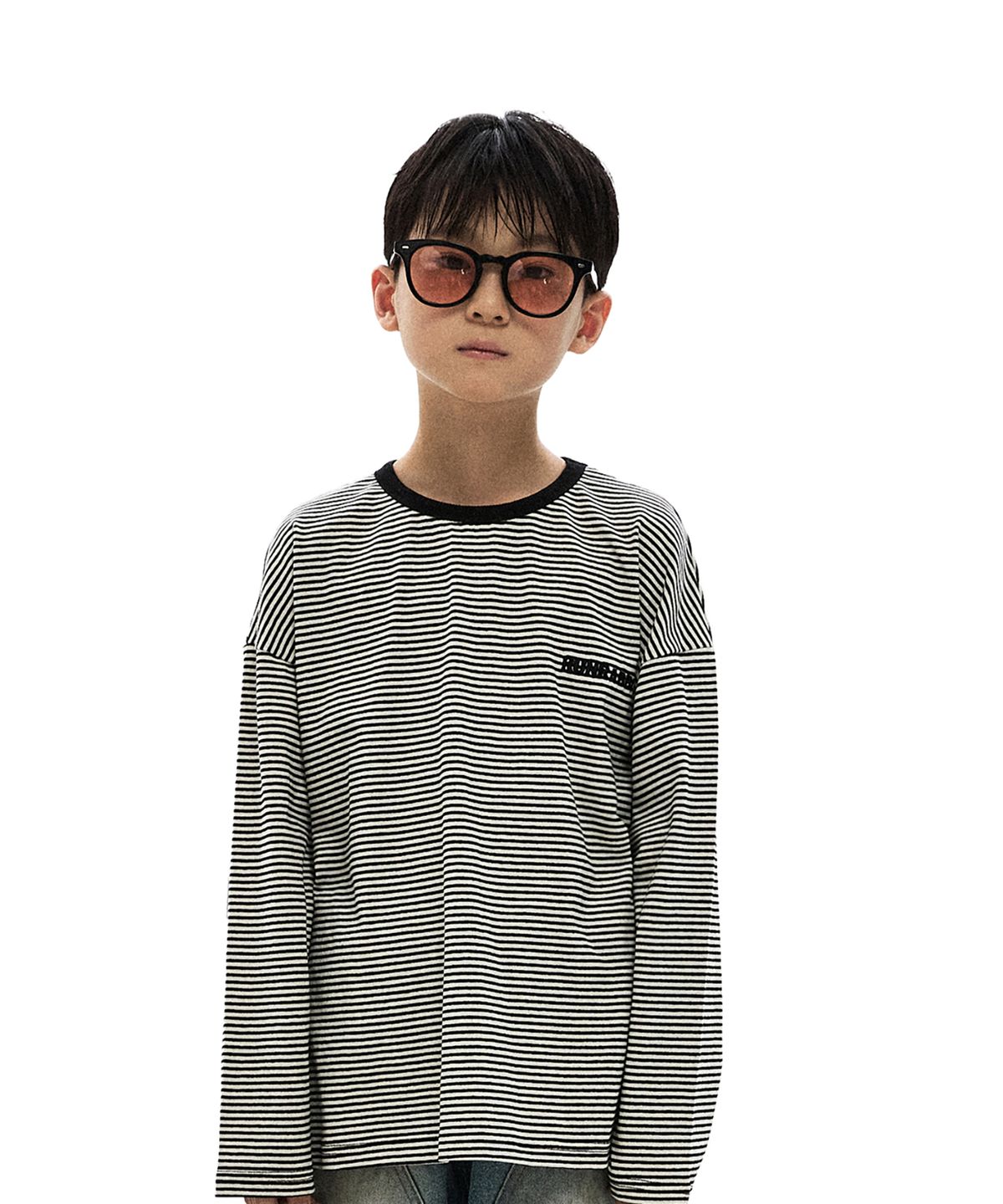 런레빗(RUNRABBIT) Rock Stripe Tshirt