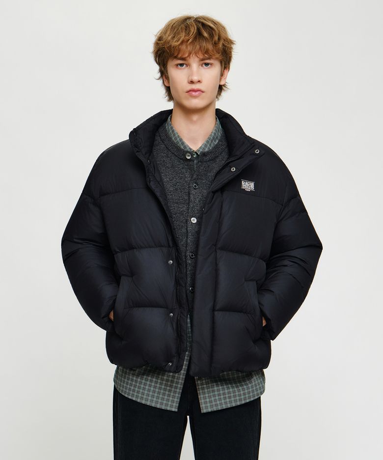 [버논 착용] CLASSIC LOGO BASIC DOWN JACKET black