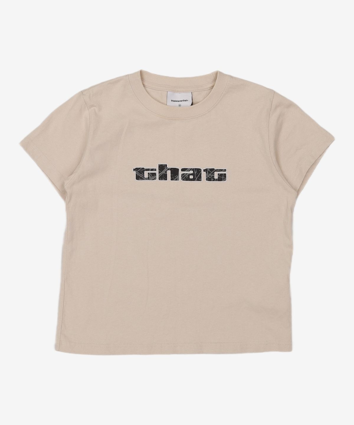디스이즈네버댓(THISISNEVERTHAT) Big Initial W Tee Beige S