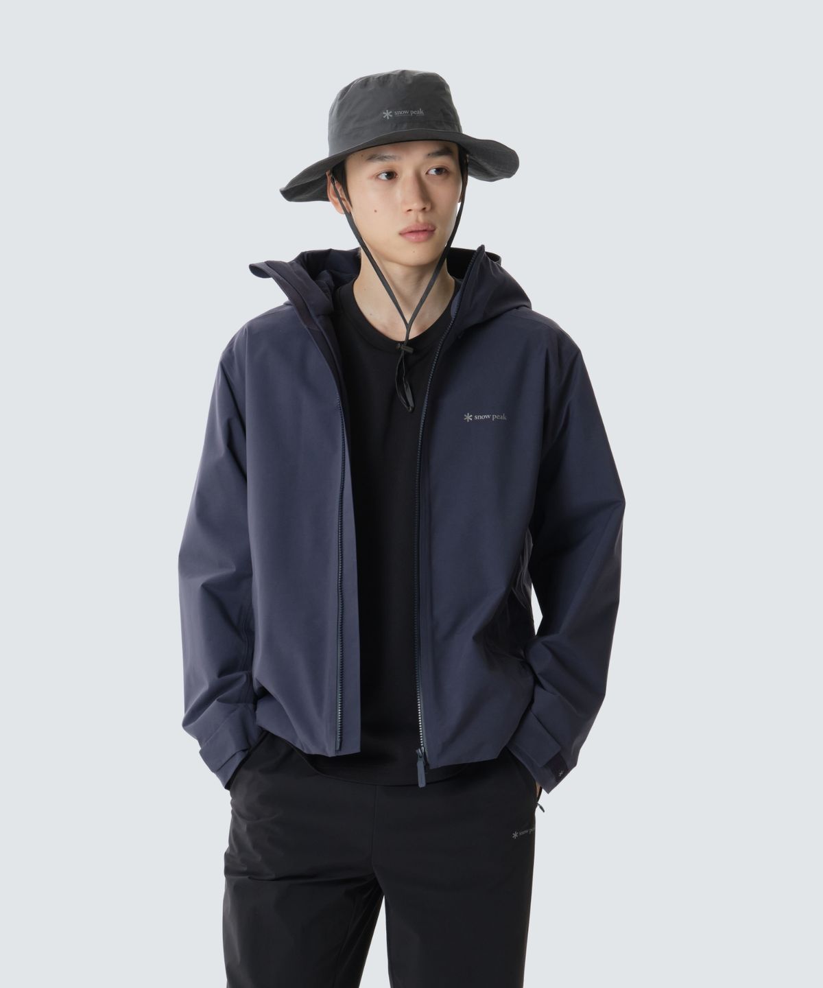 스노우피크 어패럴(SNOWPEAK APPAREL) 고어텍스 2L 방수 자켓 (S26FMPJK02) Purple Gray