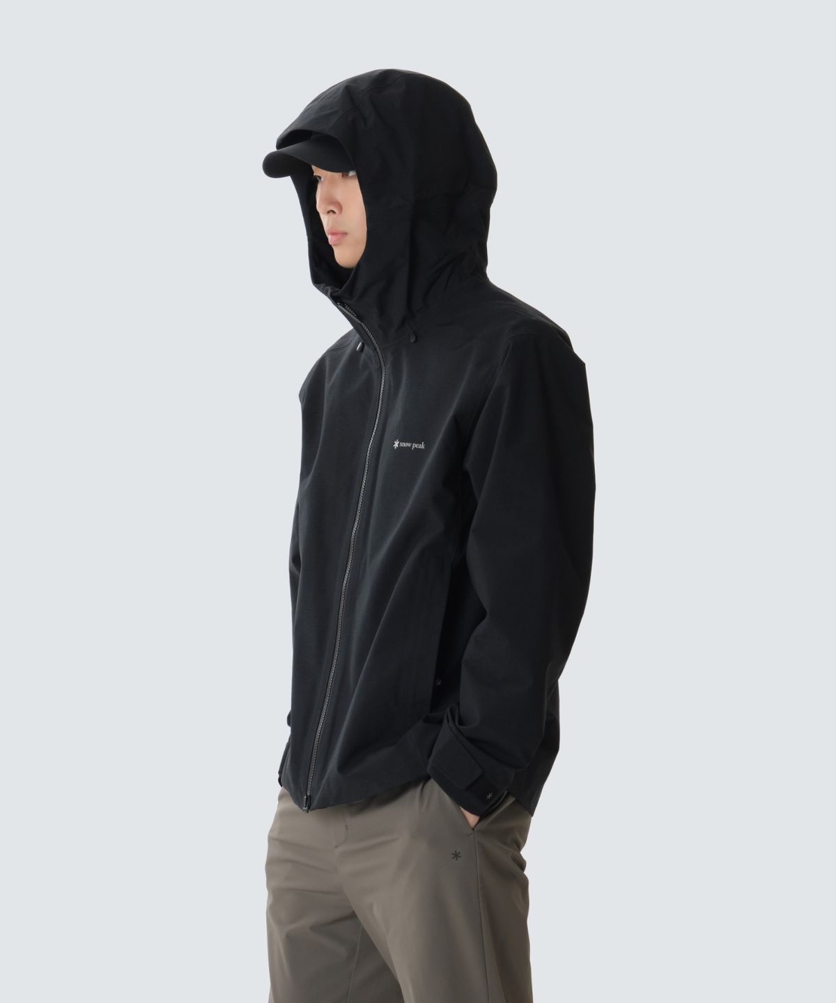 스노우피크 어패럴(SNOWPEAK APPAREL) 고어텍스 2L 방수 자켓 (S26FMPJK02) Black