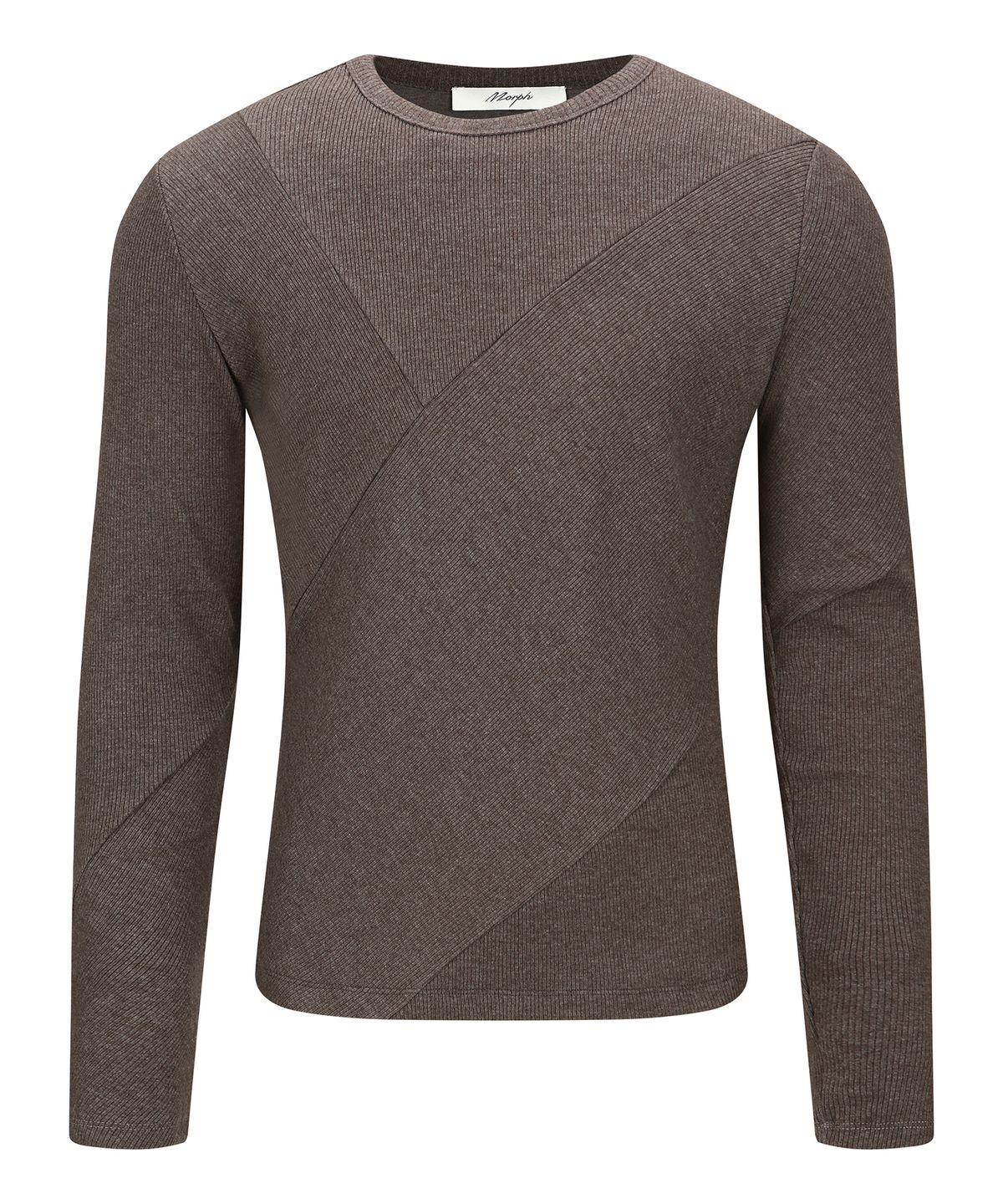 몰프(MORPH) Divided Multi-Asymmetric Ribbed Long Sleeve