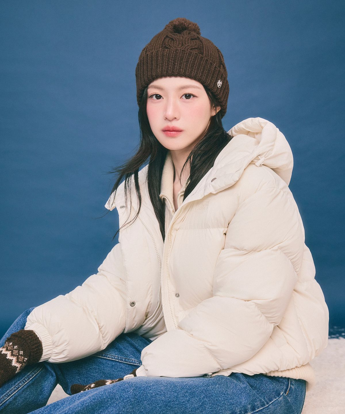 마리떼 프랑소와 저버(MARITHÉ + FRANҪOIS GIRBAUD) W HOODED DOWN JACKET white