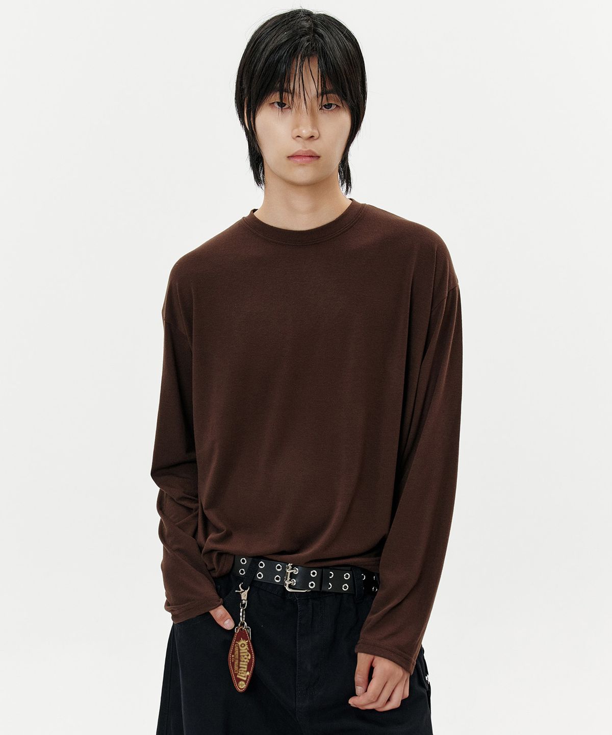 딥센스(DEEP SENSE) Silky Touch Slim Layering T-Shirt - 3color