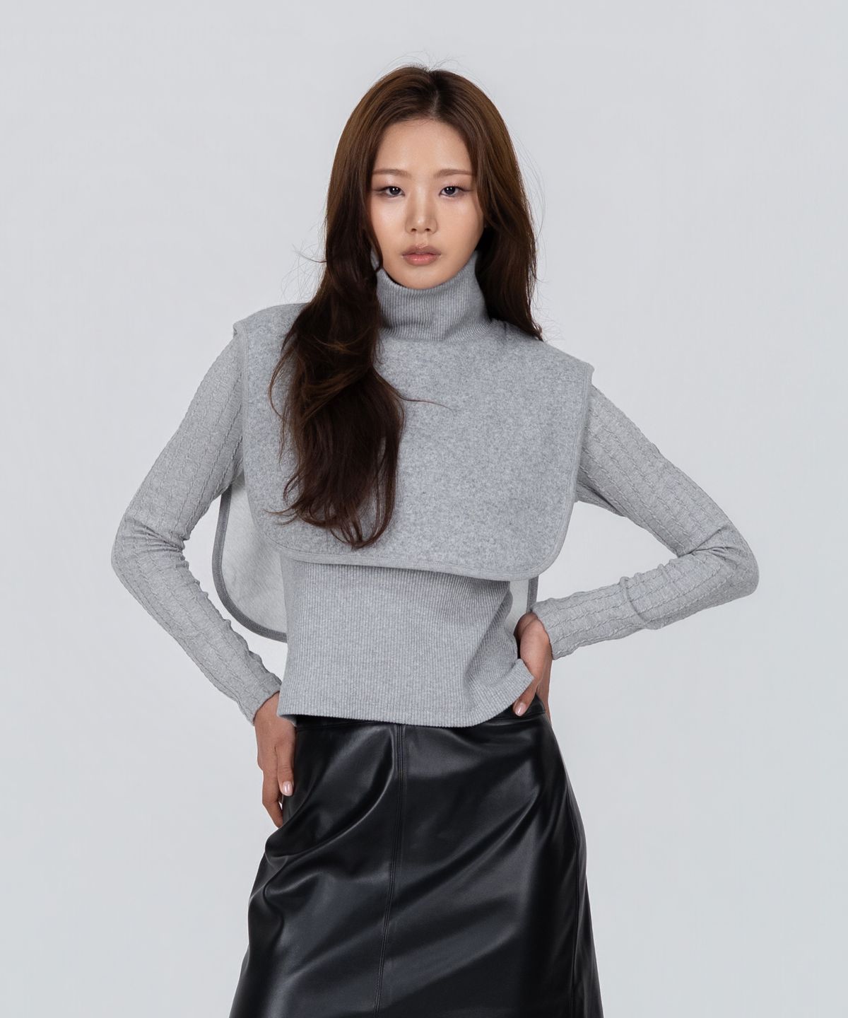 포스333(PHOS333) W Cape Neck Warmer