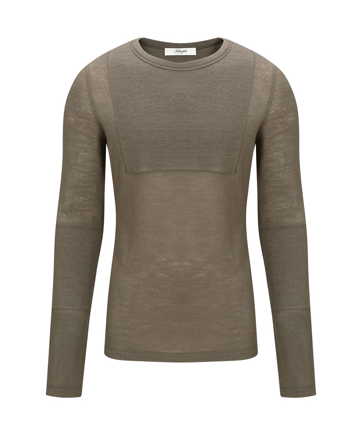 몰프(MORPH) Divided Wool Texture Long Sleeve