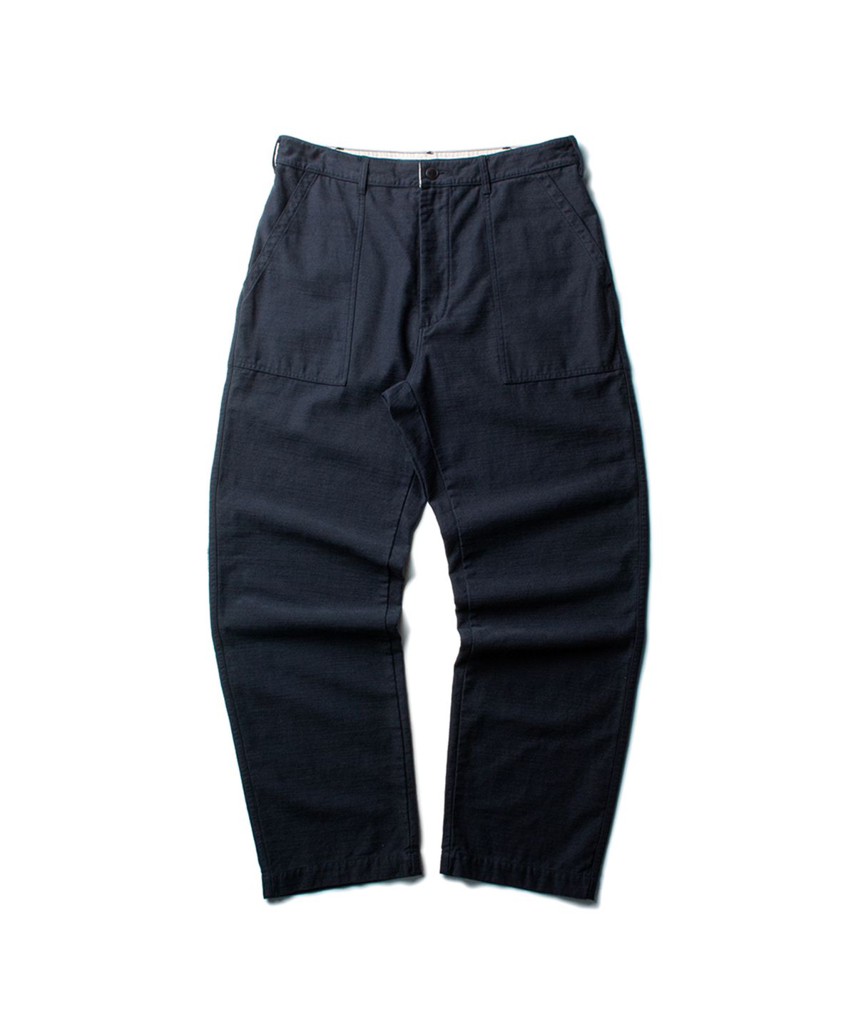 더 레스큐(THE RESQ) COTTON SLUB KILROY PANTS [DARK NAVY]