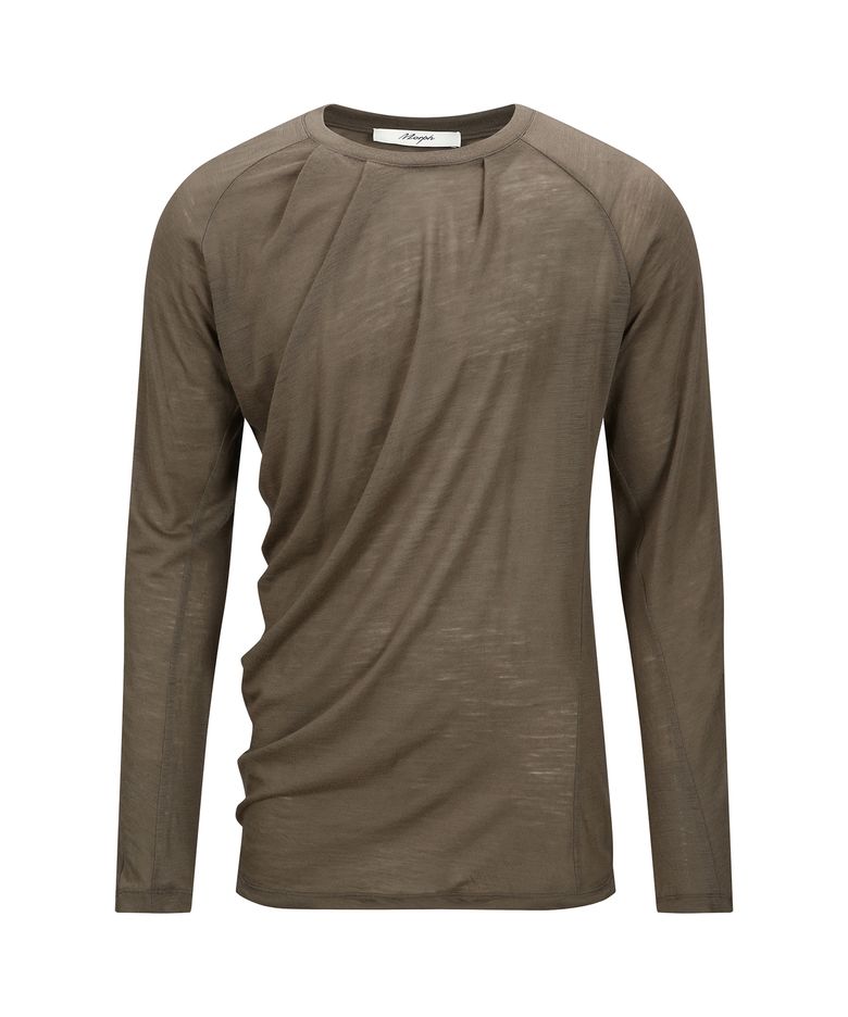 Organism Wool Draped Long Sleeve