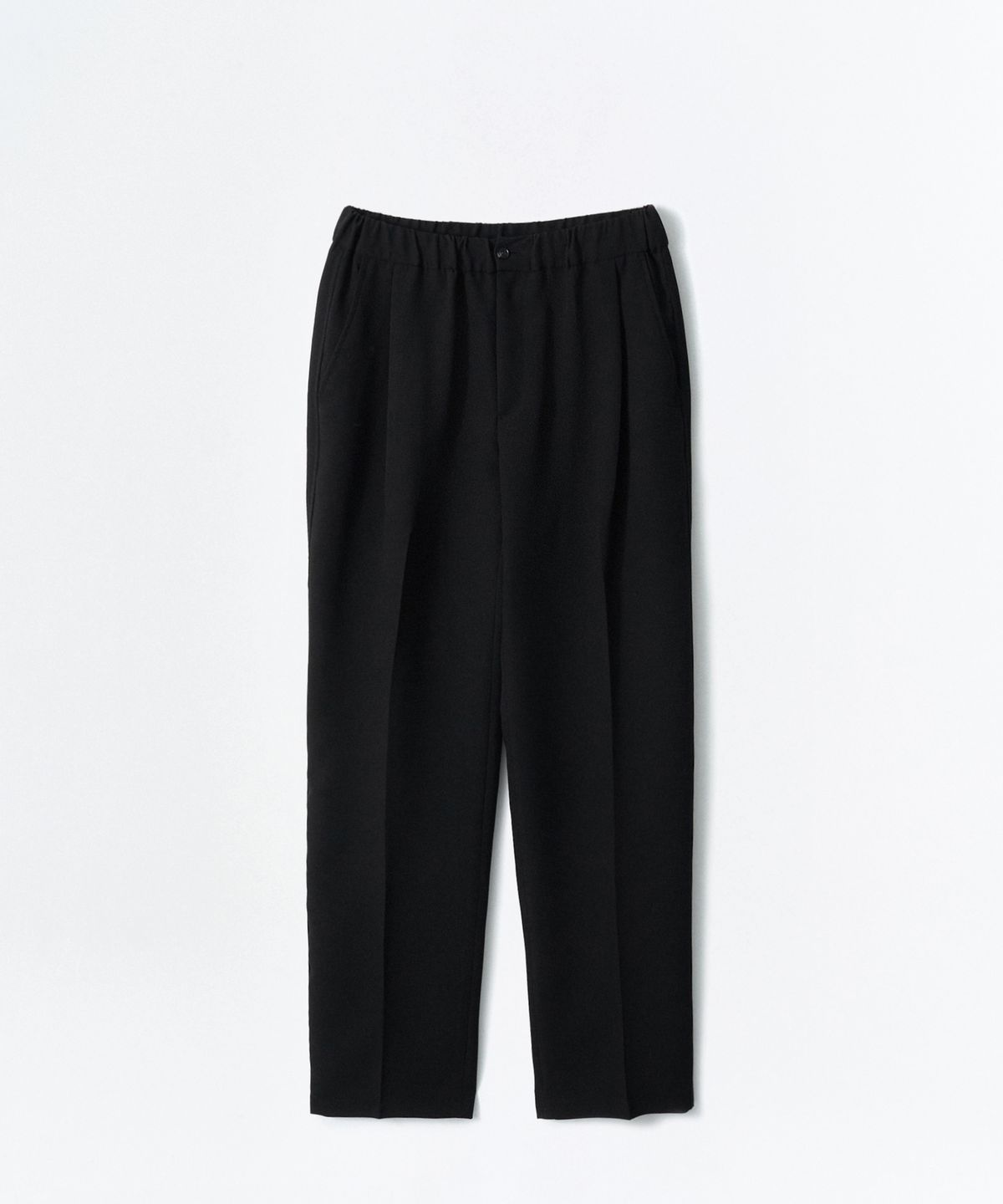 이지오(EZIO) Essential Wide Banding Pants_Black