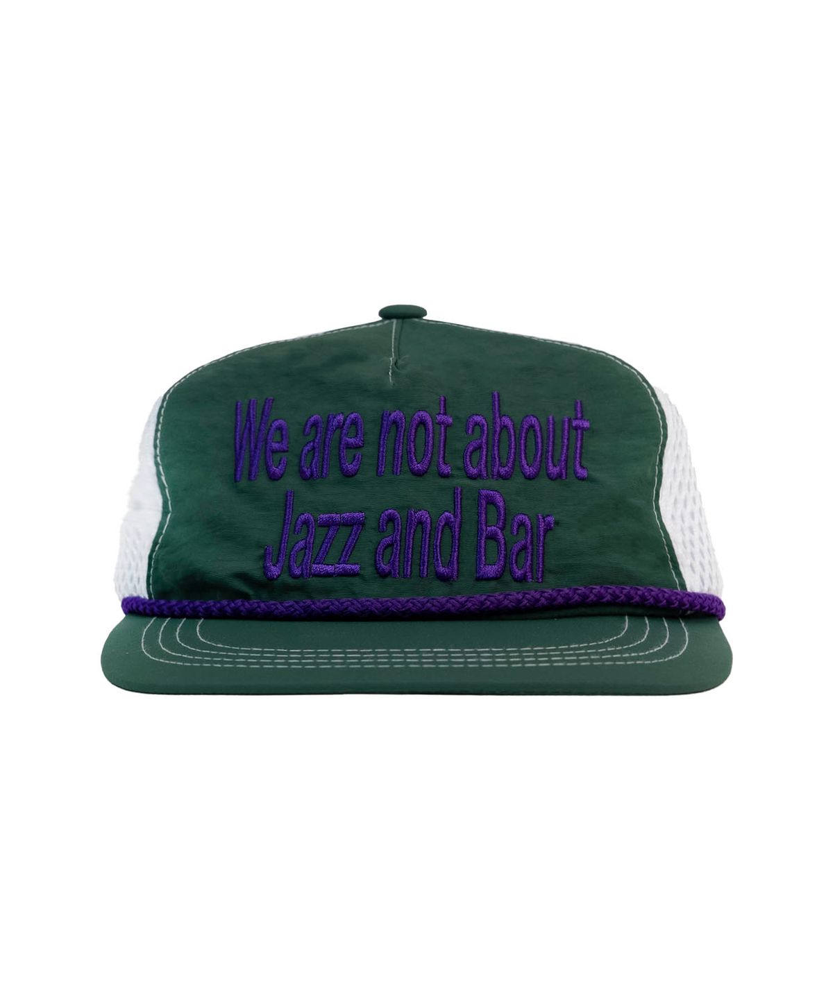 재즈앤바(JAZZ&BAR) WNJB Trucker Cap (Rex) - We are not about jazz and bar
