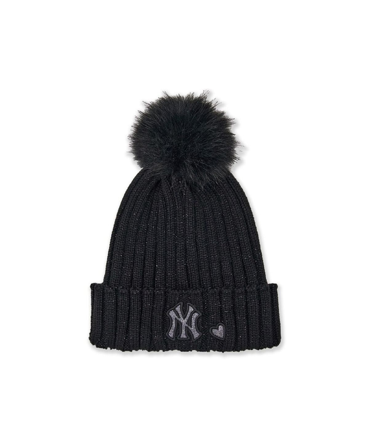 엠엘비 키즈(MLB KIDS) 스톤 여아 젤리 비니 NY (Black)