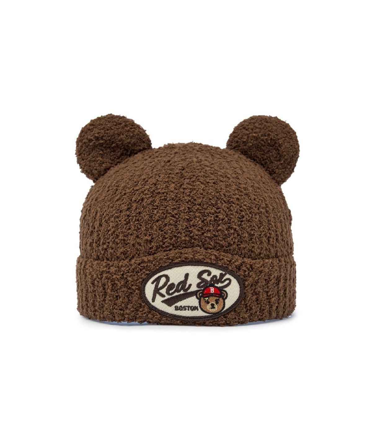 엠엘비 키즈(MLB KIDS) 메가베어 귀장식 비니 BOS (L.Brown)