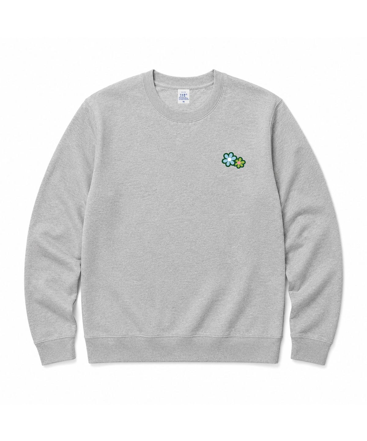 언리미트(UNLIMIT) CARTOON FLOWER CREWNECK (U26DTTS46W)