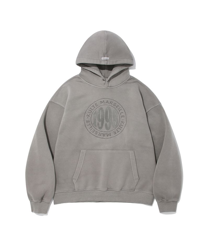 1998 CIRCLE PIGMENT HOODIE_GREY