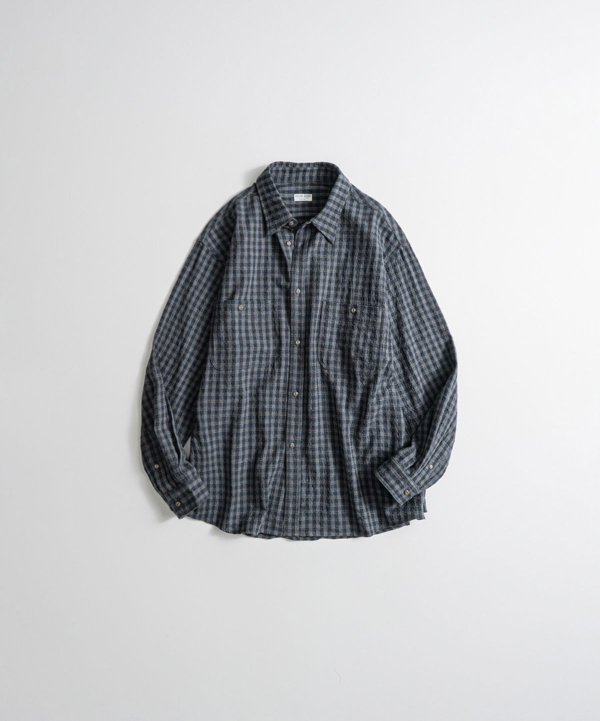 비헤비어(BEHEAVYER) BOILED C/W ROVER SHIRTS navy