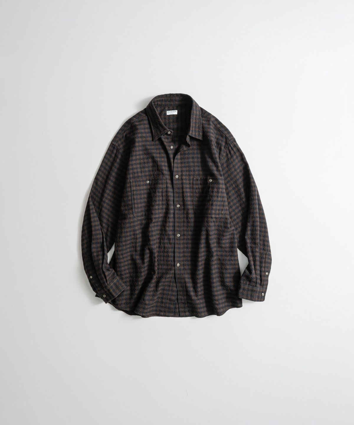 비헤비어(BEHEAVYER) BOILED C/W ROVER SHIRTS brown