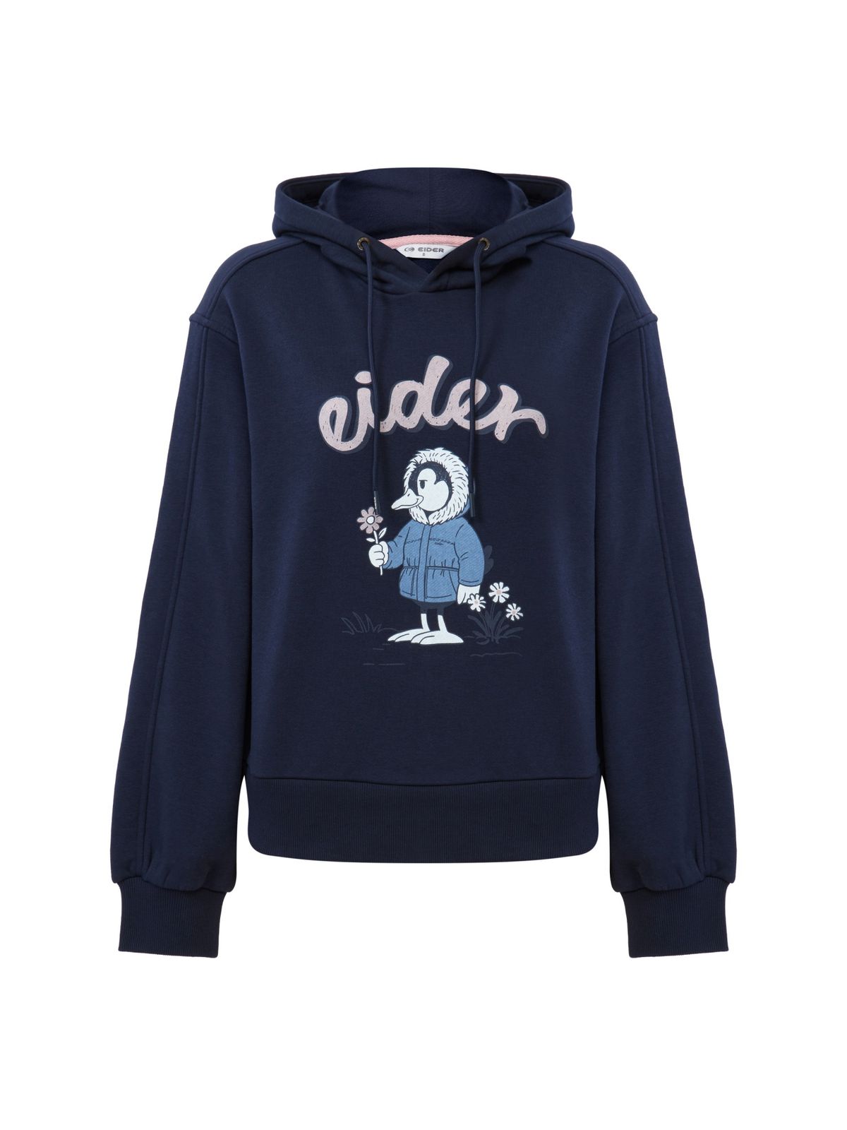 아이더(EIDER) COCO (코코) 여성 후드 티셔츠_Dark Navy