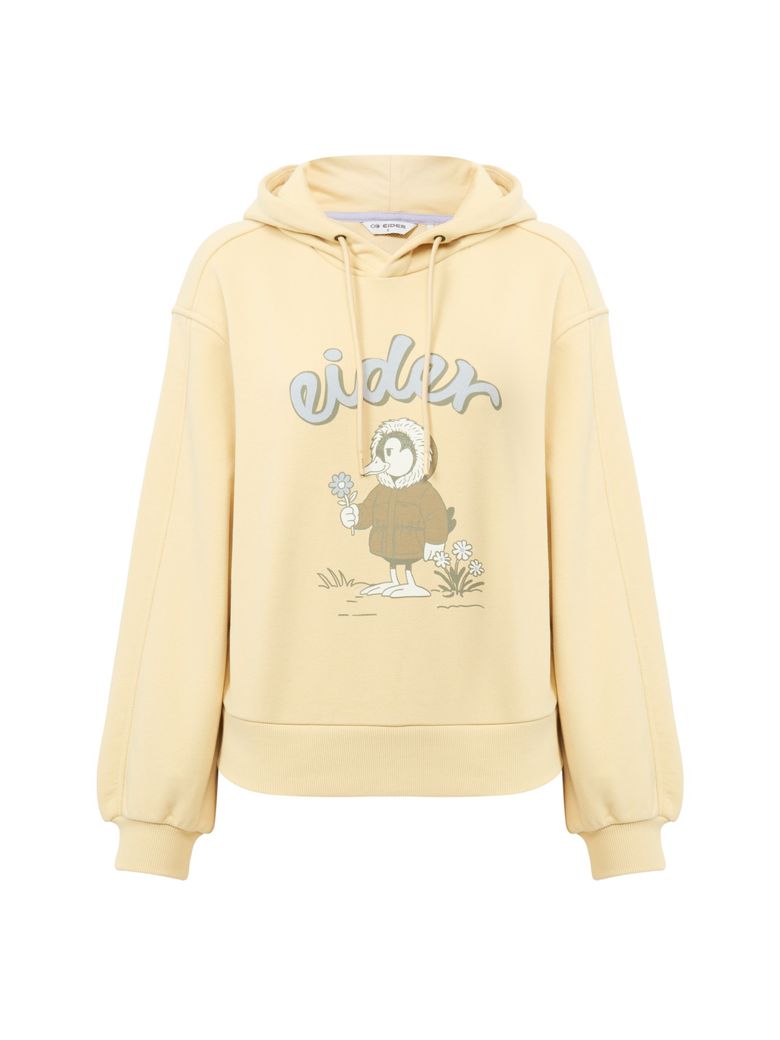 COCO (코코) 여성 후드 티셔츠_Vanilla