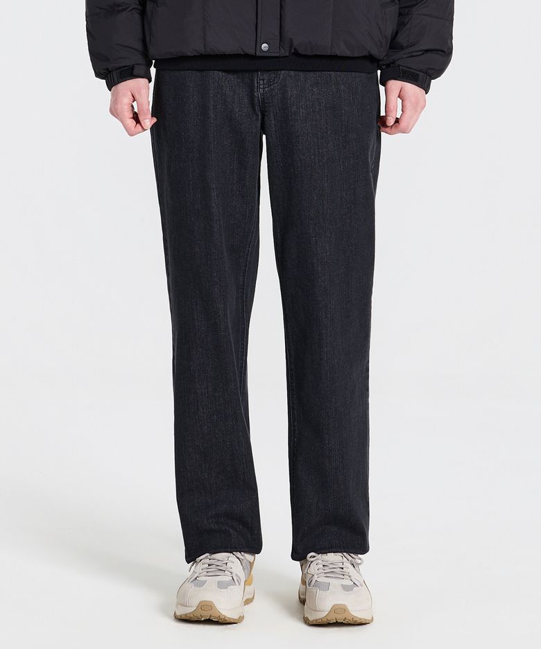 EASY WARM (이지 웜) 남성 스탠다드 데님 팬츠_DARK DENIM