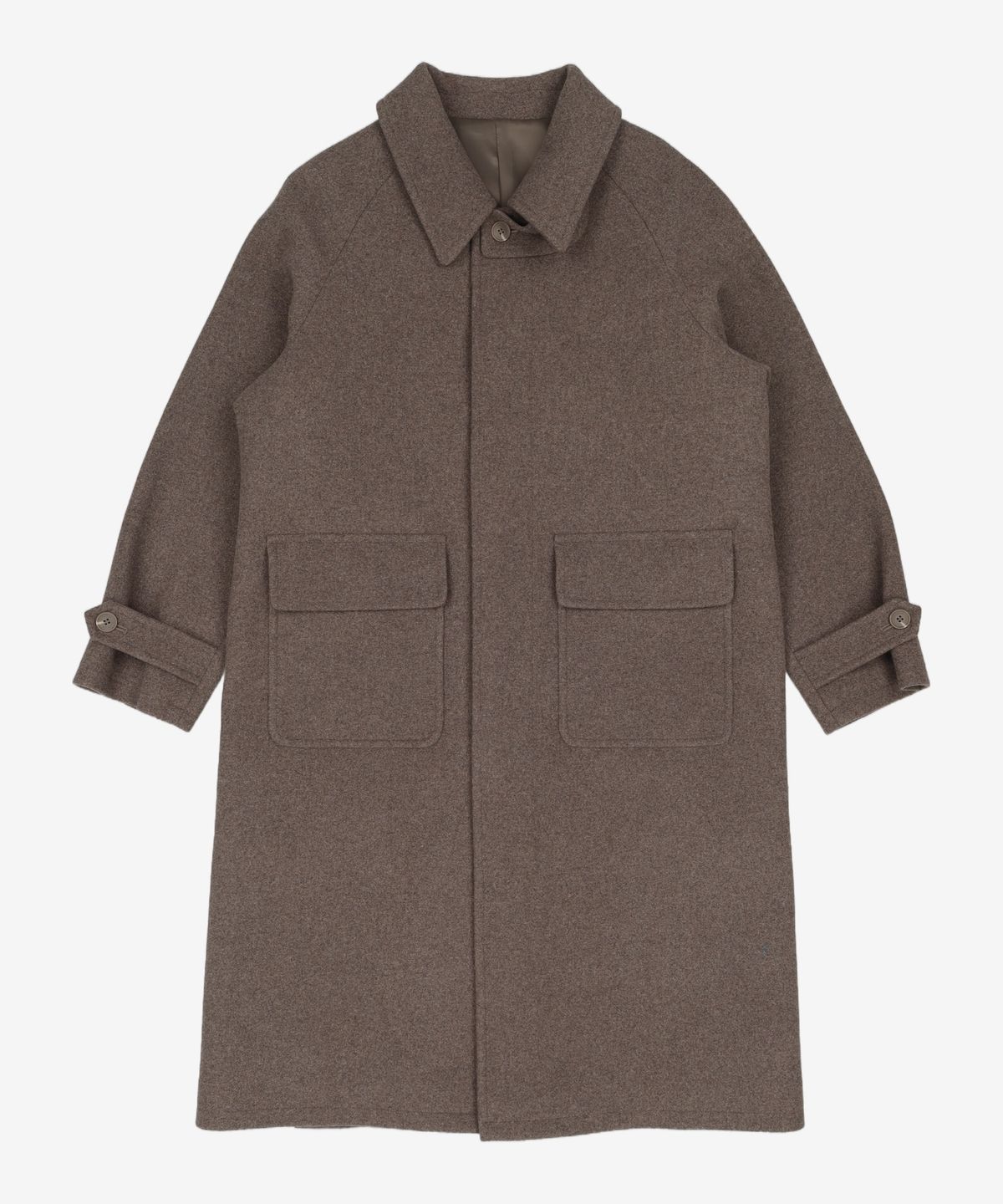 어반디타입(URBANDTYPE) 히티트울 발마칸 코트(Wool 60)_베이지브라운 S