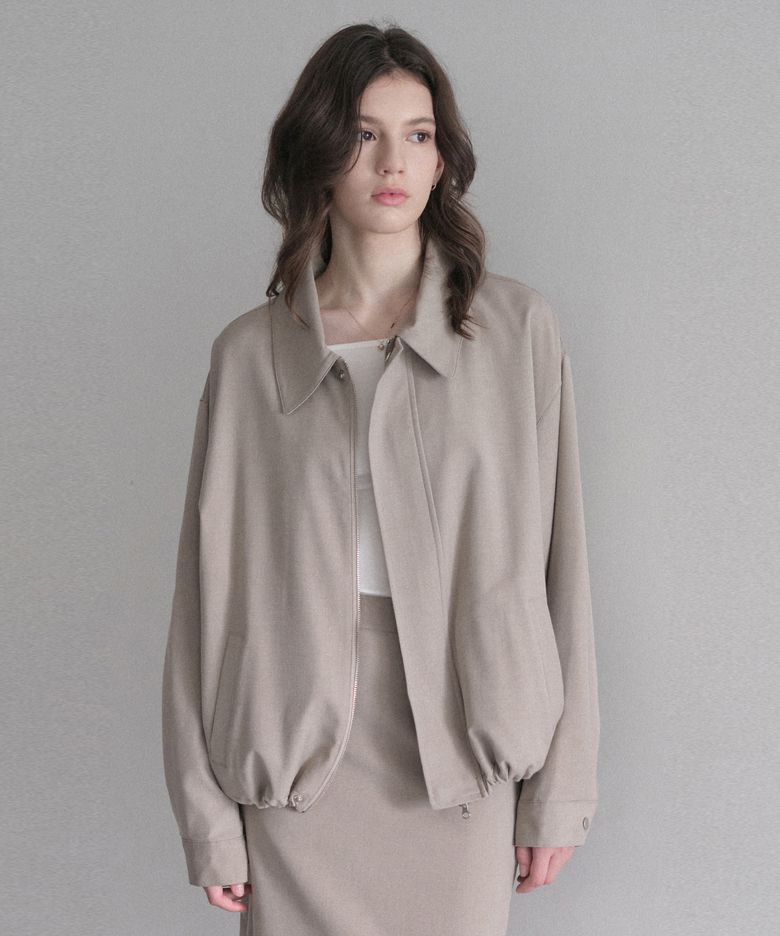 Les Wool blouson (moca)