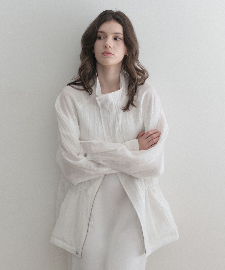 Les 레이니 야상자켓 (white)