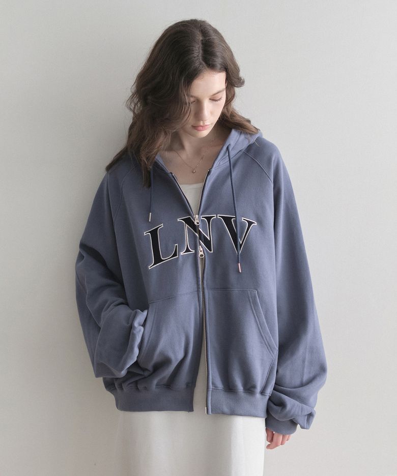 LNV Hoodie zip up (blue)