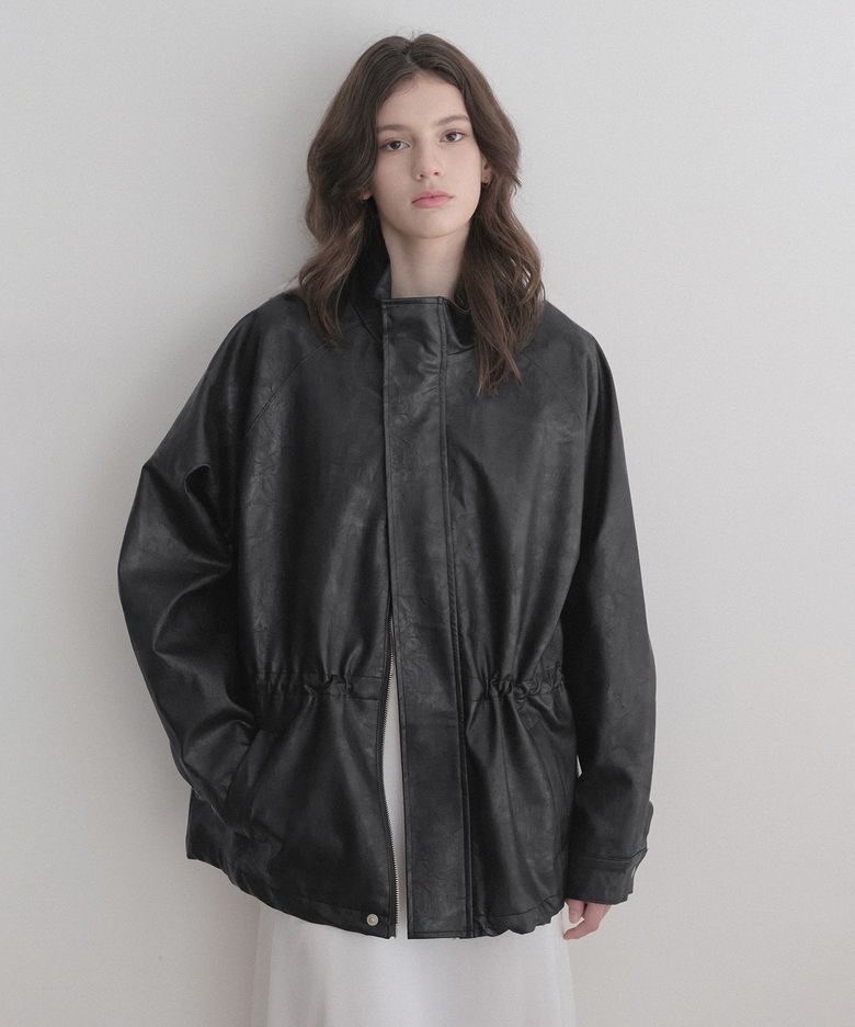 Les leather safari (black)