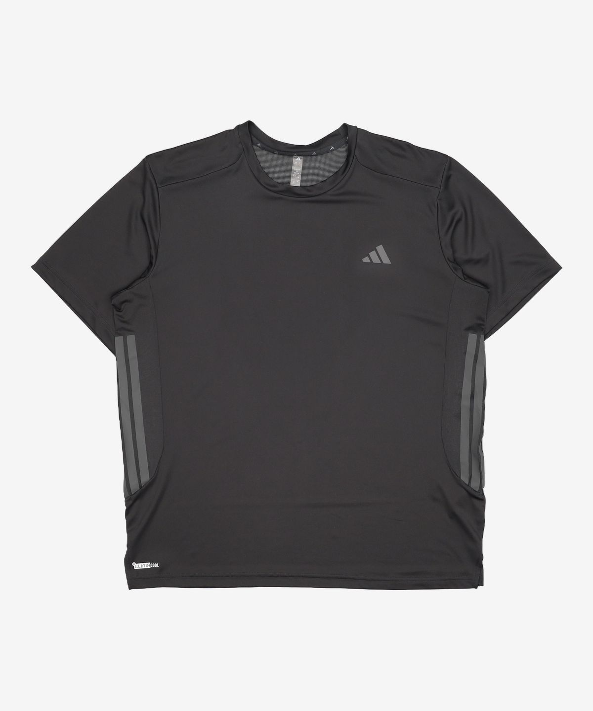 아디다스(ADIDAS) 테크 에센셜 워크아웃 3-스트라이프 티셔츠 KQ7485 XXL