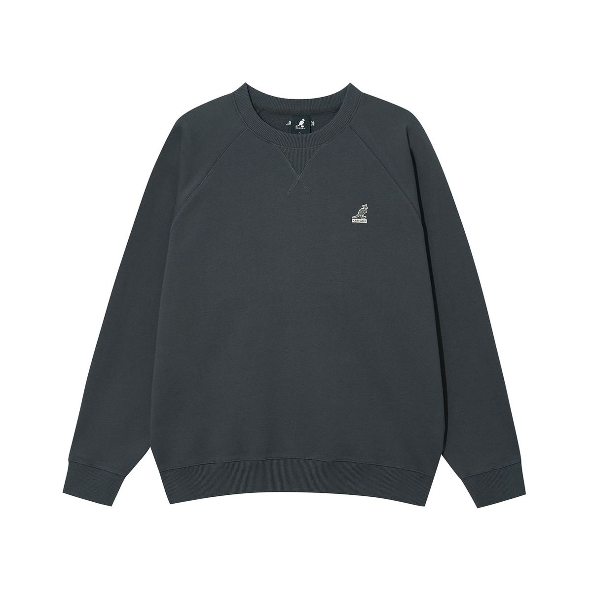 캉골(KANGOL) 오버사이즈 래글런 스웨트셔츠 1815 차콜