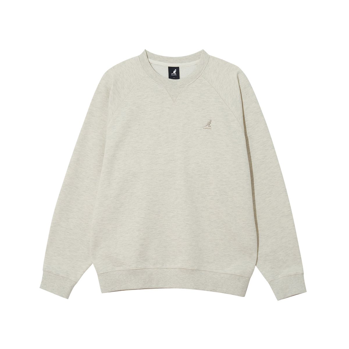 캉골(KANGOL) 오버사이즈 래글런 스웨트셔츠 1815 오트밀