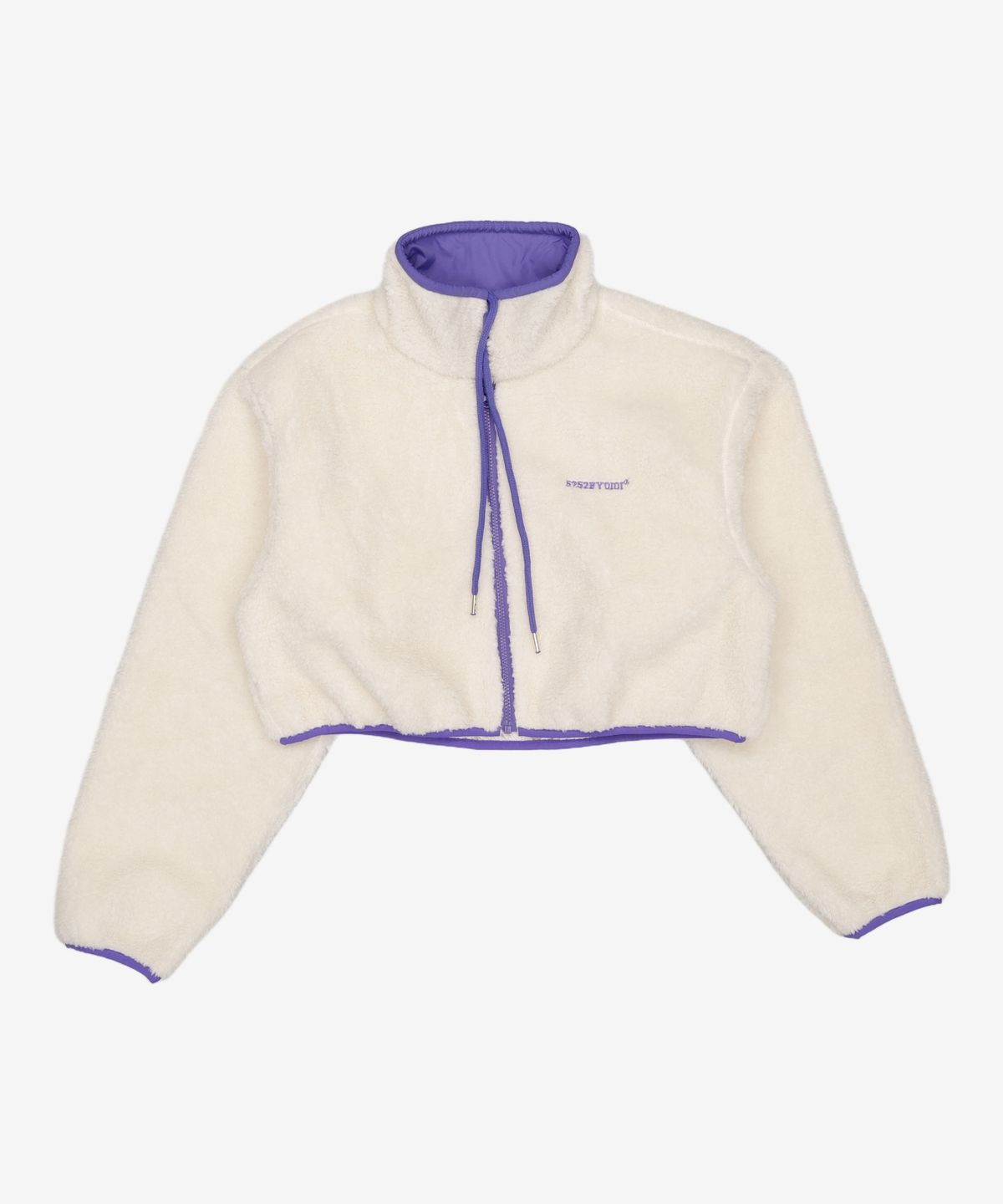 오아이오아이 컬렉션(OIOI COLLECTION) CROP SHERPA FLEECE JACKET [CREAM] FREE
