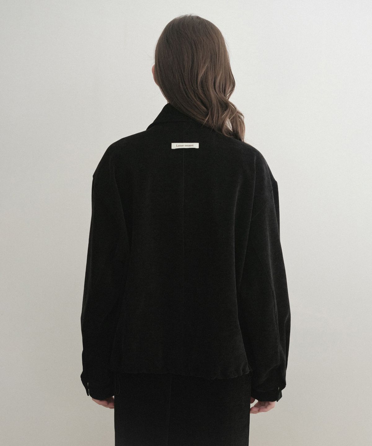 르나브(LENAV) Les corduroy kara Jacket (black)