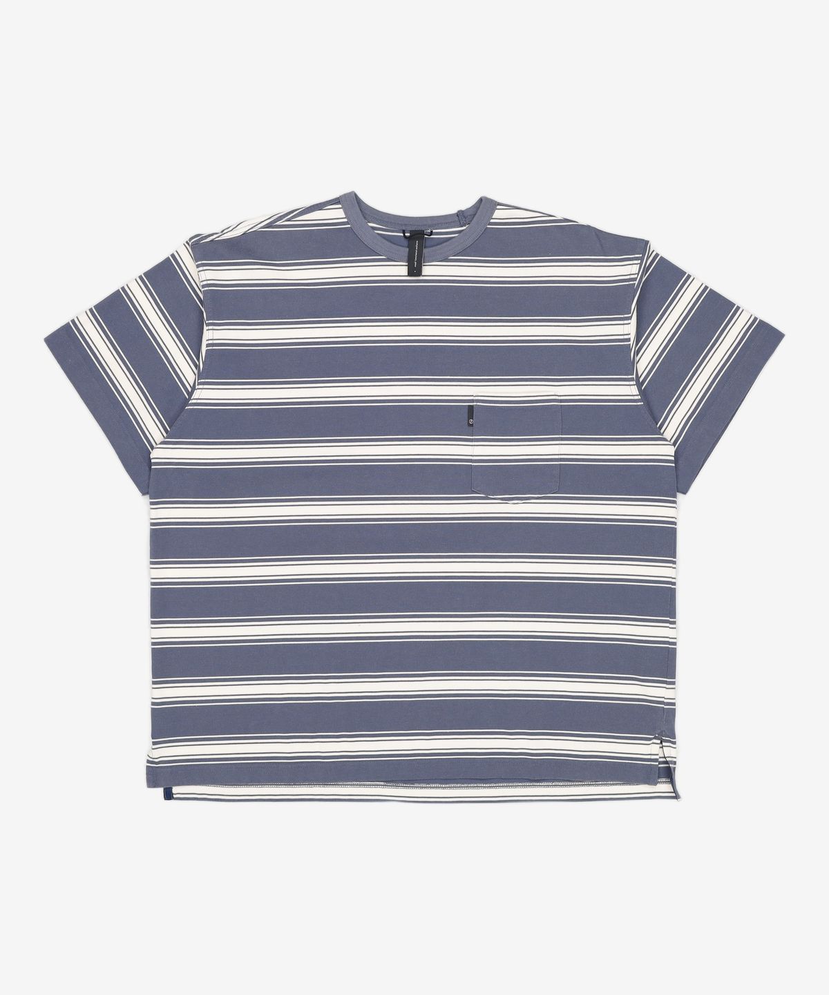 모이프(MOIF) [SS25] ONE POCKET H/S TEE / BLUE STRIPE 2XL