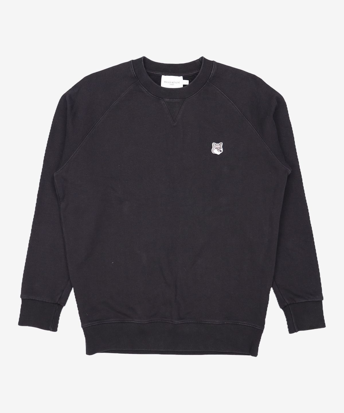 메종 키츠네(MAISON KITSUNE) 21FW 폭스헤드 패치 맨투맨 GM00333KM0002 L