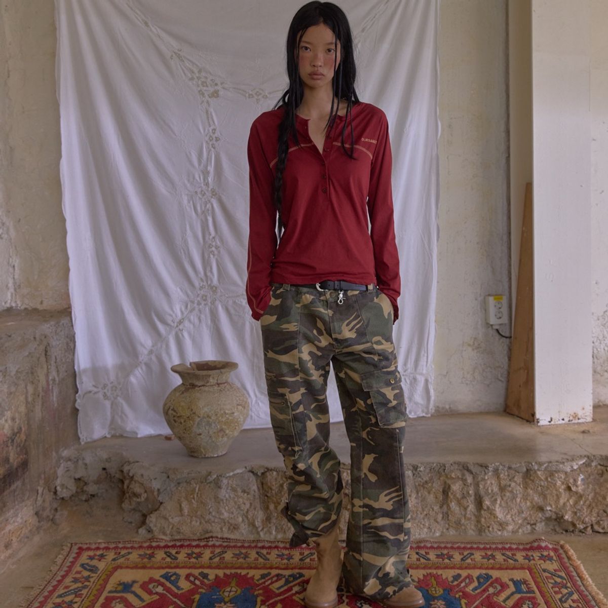 아우어솔티(OURSAALTY) Control Cargo Pants / Camo