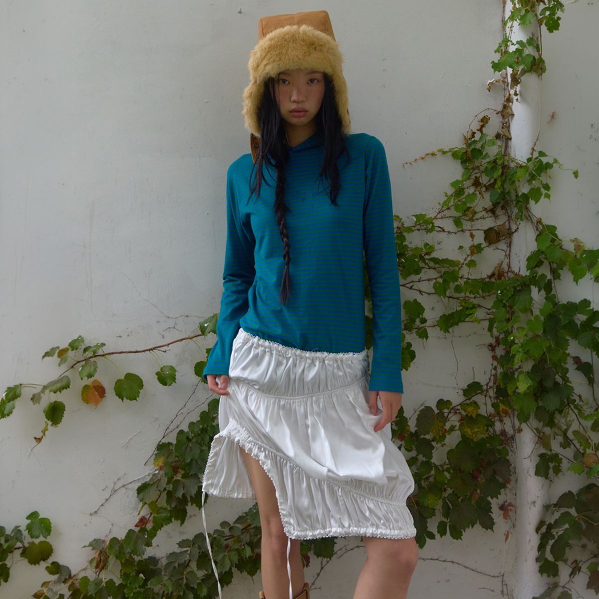 아우어솔티(OURSAALTY) 3Way Molt Skirt / White