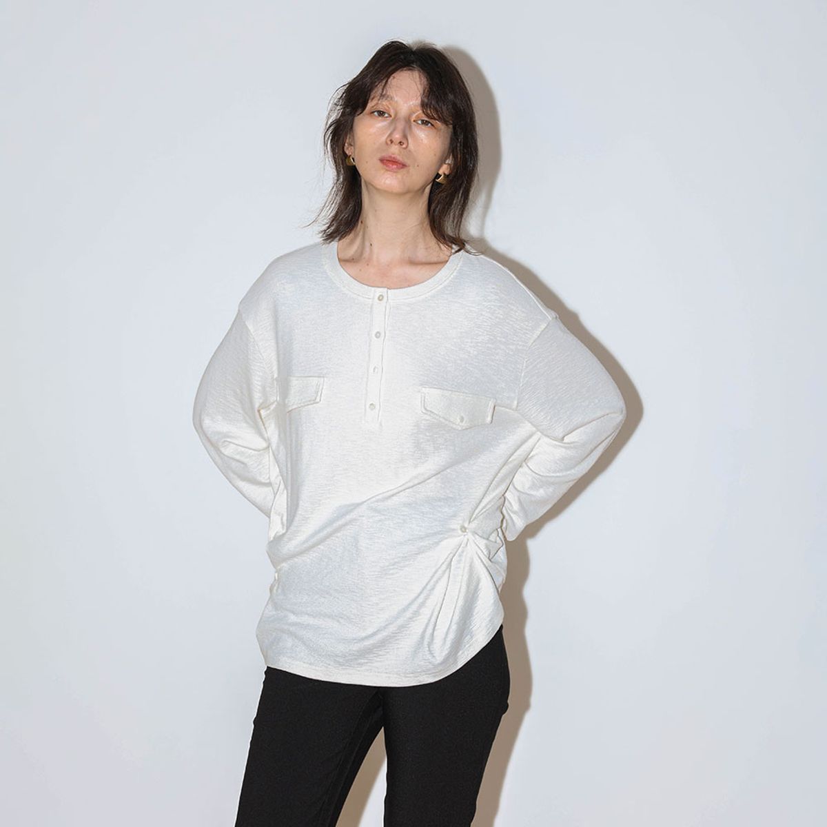 웬스데이딜라잇(WEDNESDAY DELIGHT) WD_Lightweight ribbed knit