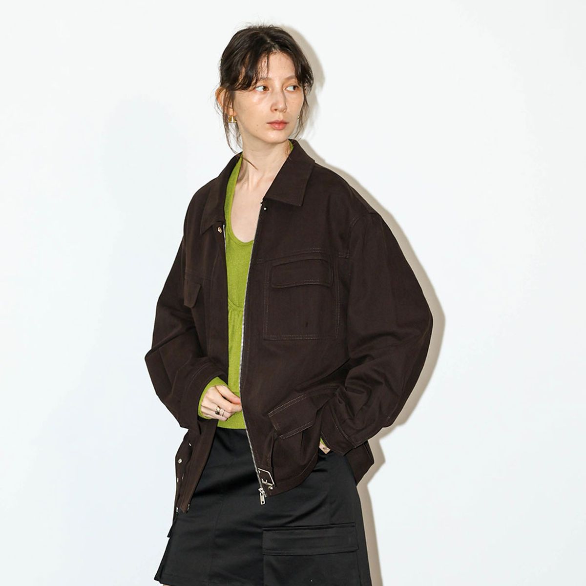 웬스데이딜라잇(WEDNESDAY DELIGHT) WD_Oversized utility jacket