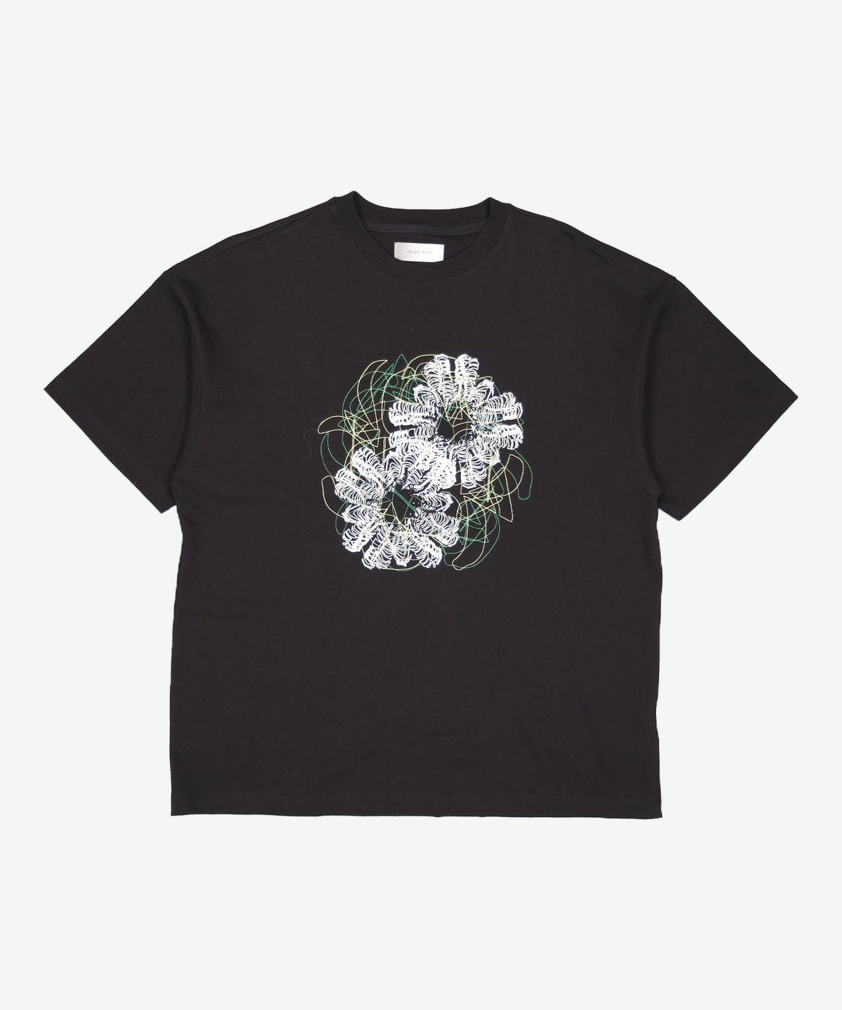 메종미네드(MAISON MINED) VINE FLO HALF SLEEVE BLACK S