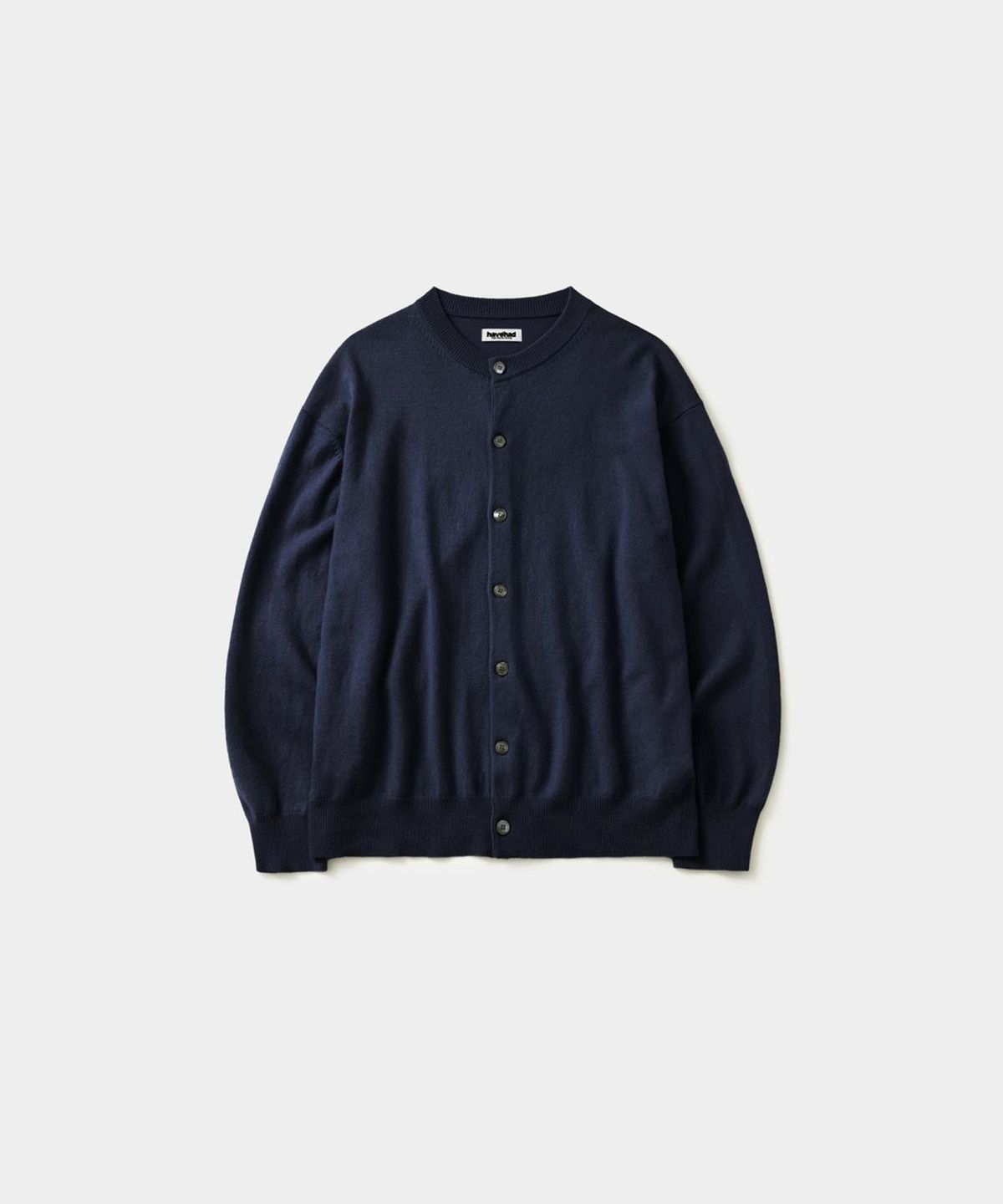 해브해드(HAVEHAD) 데일리 울 라운드 가디건 (네이비)