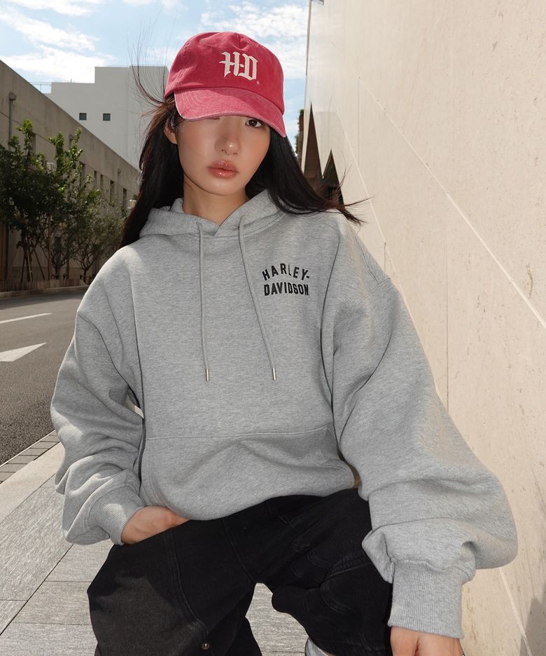 할리 로고 캡 레드 HH16381010