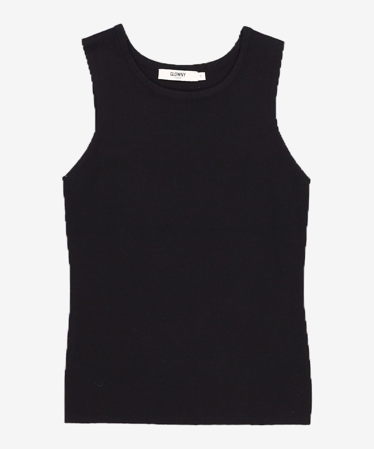 글로니(GLOWNY) G REST KNIT SLEEVELESS (BLACK) S