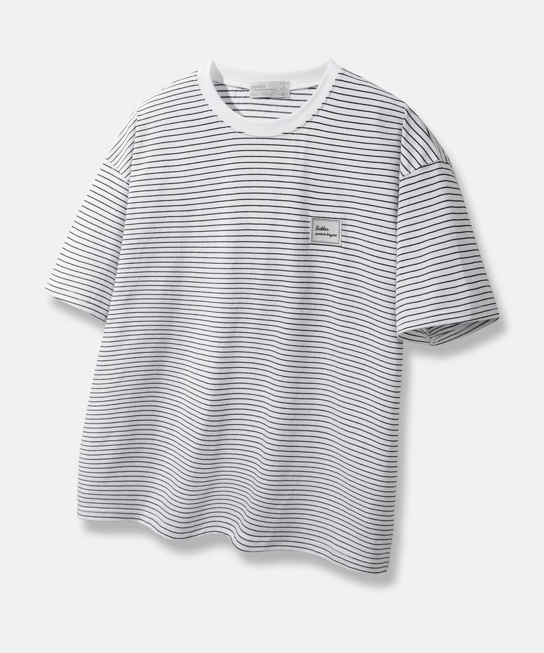[우먼] 스트라이프 반팔티셔츠BK3958 (2 COLOR)